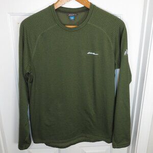 Eddie Bauer Men's L High Route Grid Air Long-Sleeve Crewneck Shirt First Ascent